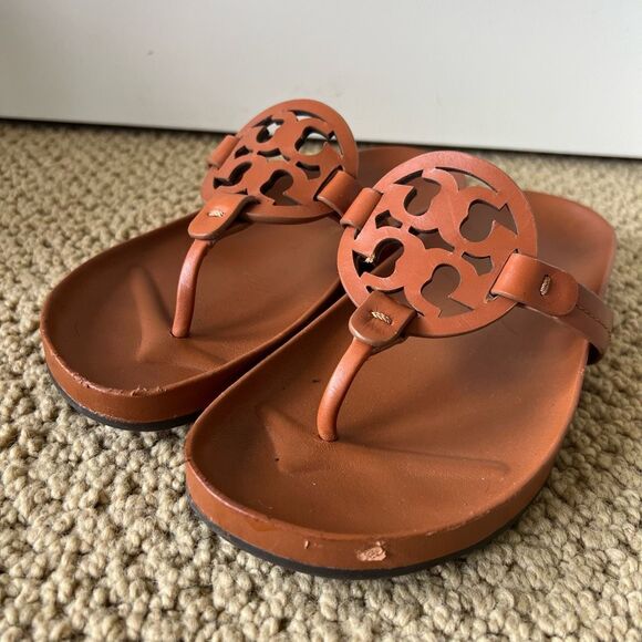 Tory Burch Shoes - Tory Burch Miller Cloud Sandal in Bourbon Miele